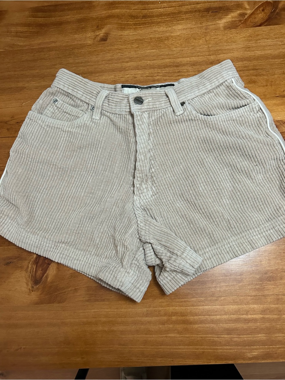 Z Cavaricci CorduroyShorts in Beige Junior 9